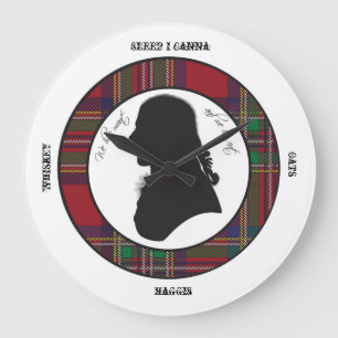 Robbie Burns Silhouette Uhr