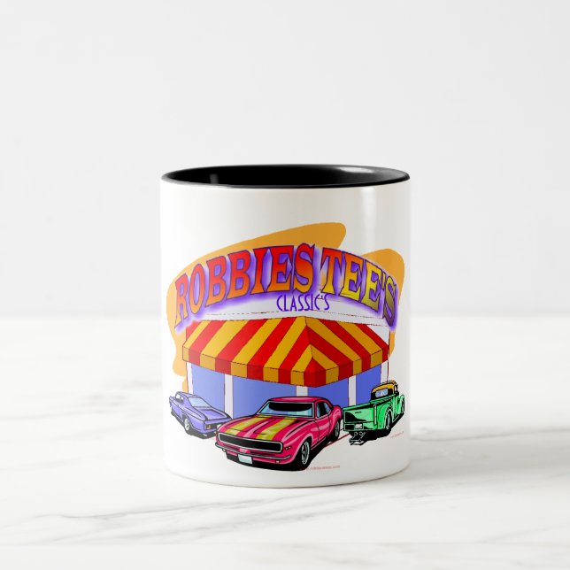 Robbies T-Shirt-Klassiker Zweifarbige Tasse (Mittel)