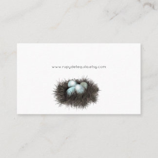 "Robbiner Eierbusiness cards nest" Visitenkarte
