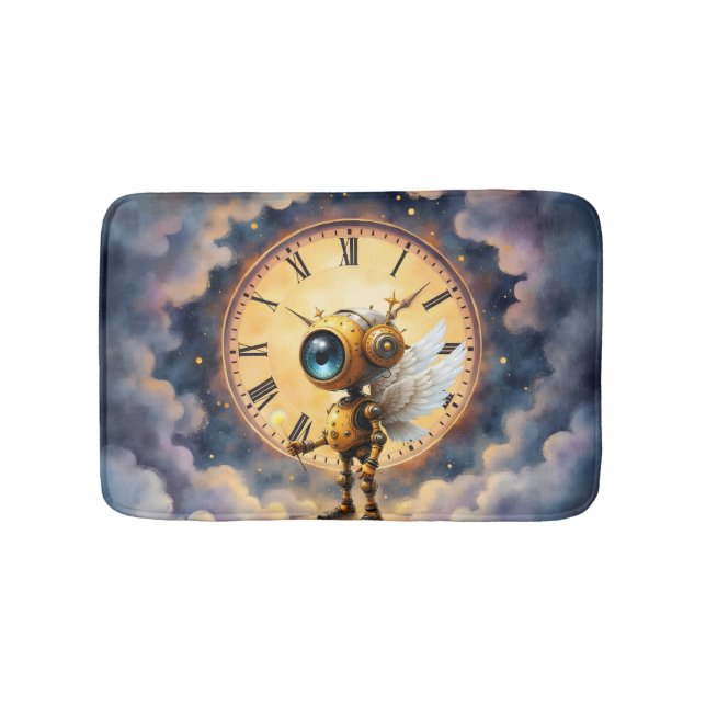 Robby der geflügelte Zeitwächter – Wings of Time S Badematte (Vorderseite)