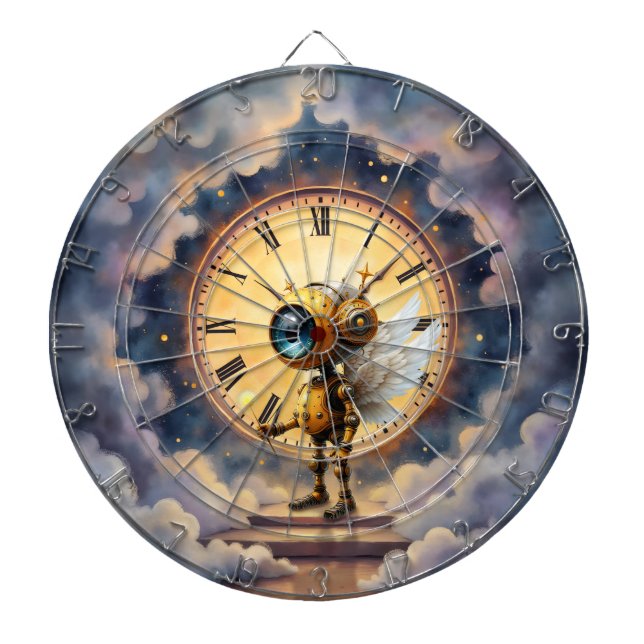 Robby der geflügelte Zeitwächter – Wings of Time S Dartscheibe (vorne)