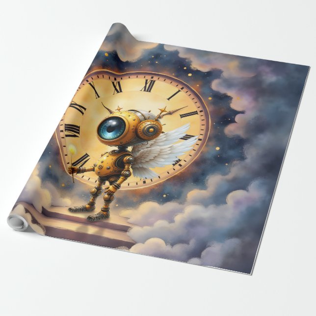 Robby der geflügelte Zeitwächter – Wings of Time S Geschenkpapier (Ungerollt)