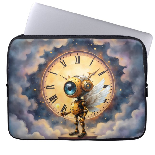 Robby der geflügelte Zeitwächter – Wings of Time S Laptopschutzhülle (Vorderseite)