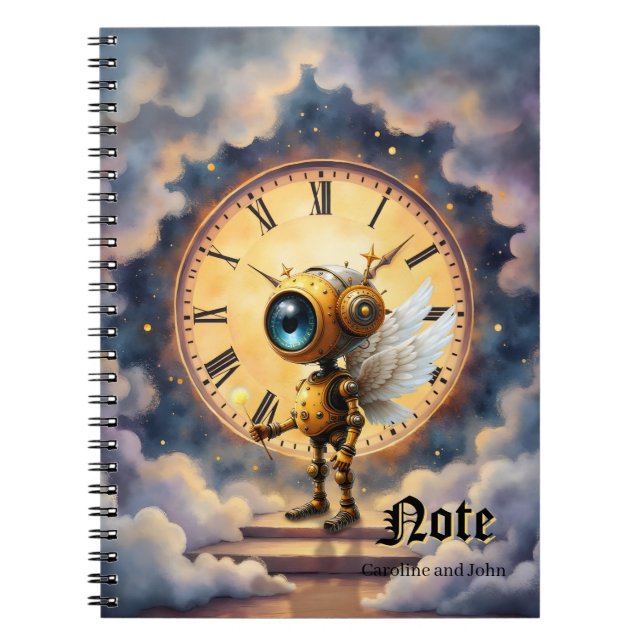 Robby der geflügelte Zeitwächter – Wings of Time S Notizblock (Vorderseite)