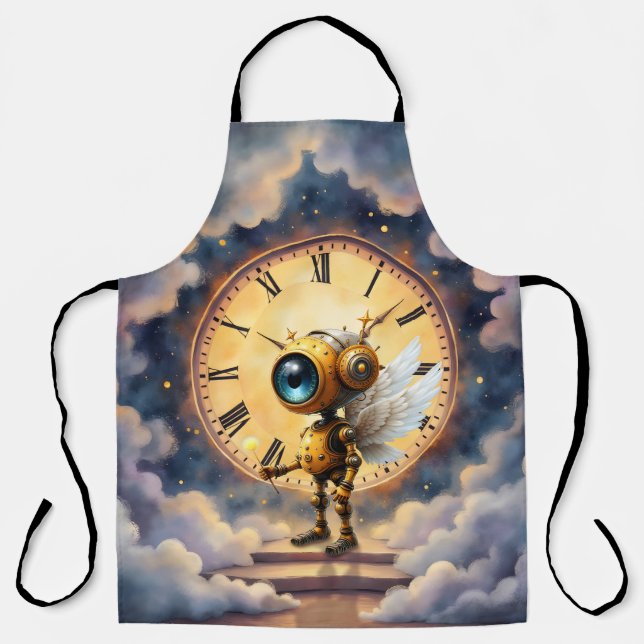 Robby der geflügelte Zeitwächter – Wings of Time S Schürze (Vorderseite)