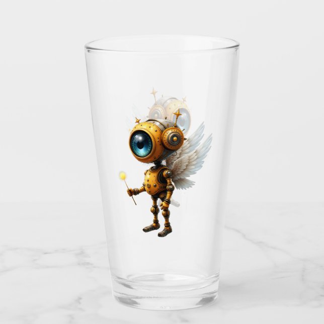 Robby the Winged Timekeeper – Wings of Time Series Glas (Vorderseite)
