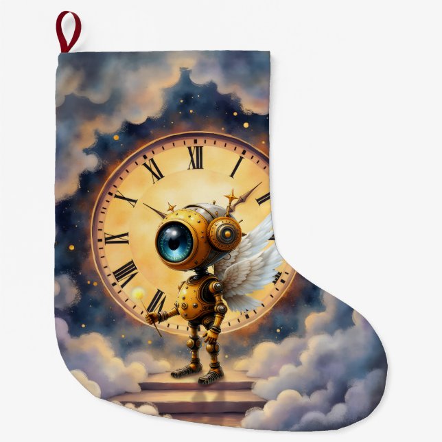 Robby the Winged Timekeeper – Wings of Time Series Großer Weihnachtsstrumpf (Vorderseite)