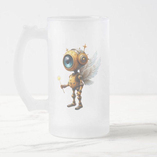 Robby the Winged Timekeeper – Wings of Time Series Mattglas Bierglas (Links)