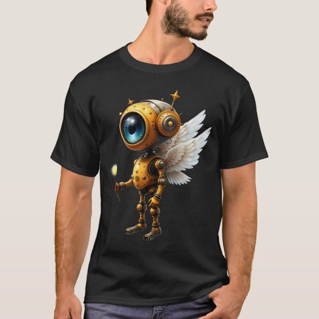Robby the Winged Timekeeper – Wings of Time Series T-Shirt (Vorderseite)