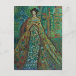 Robed Woman Postkarte