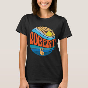Rober Vintage Sonnenuntergang Robert Groovy Tie Dy T-Shirt