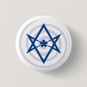 Robert Anton Wilson - Aleister Crowley Glyph Button