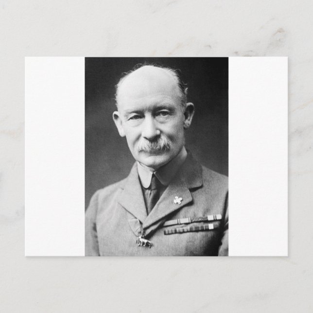 Robert Baden-Powell Postkarte (Vorderseite)