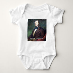 Robert Browning Motherhood Zitat Baby Strampler