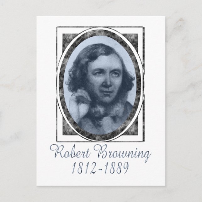 Robert Browning Postkarte (Vorderseite)