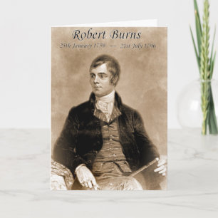 ROBERT BURNS CARD FEIERTAGSKARTE