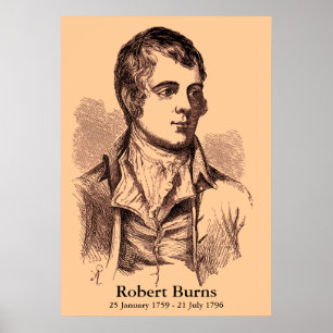 Robert Burns-Plakat Poster