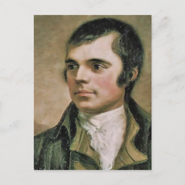 Robert Burns Portrait Postcard Postkarte (Vorderseite)