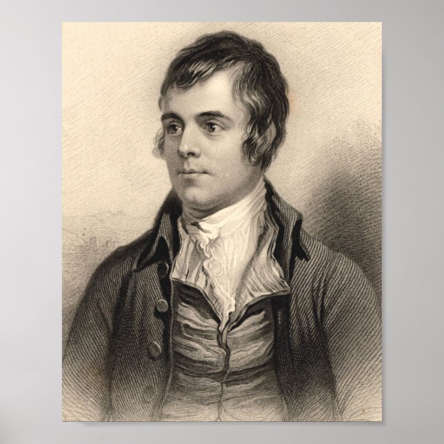 Robert Burns Portrait Poster (Vorne)