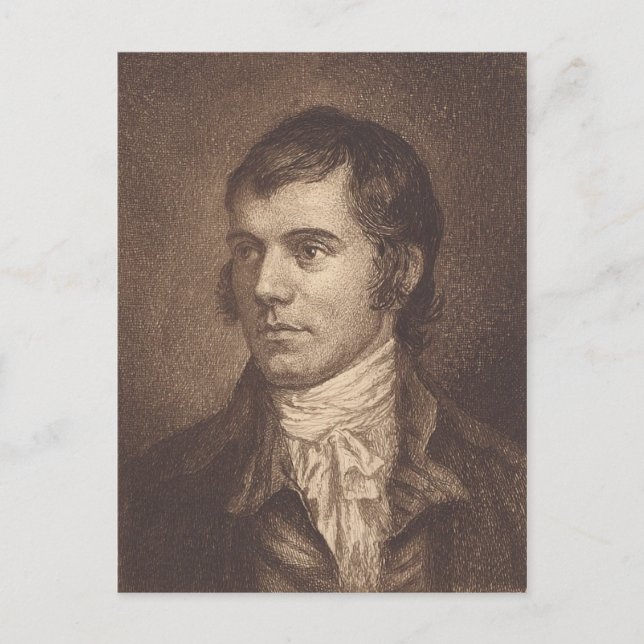 Robert Burns Postkarte (Vorderseite)