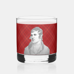 Robert Burns Red Tartan Whiskyglas