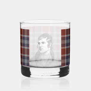 Robert Burns Tartan Whisky Glass Whiskyglas