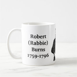 Robert Burns zitiert auf Dichter, Maler und Lügen Kaffeetasse