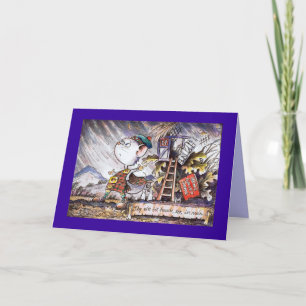 Robert Burns zu einer Mäusepoesie-Karte Karte