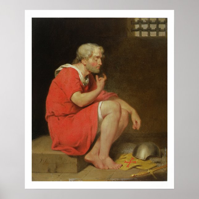 Robert (c.1054-1134) Herzog von Normandie im Gefän Poster (Vorne)