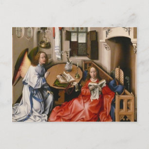 Robert Campin - The Mérode Altarpiece - Ankündigun Postkarte