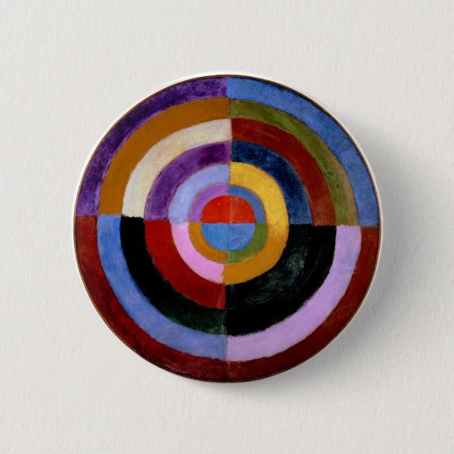 Robert Delaunay abstrakt Art Button (Vorderseite)