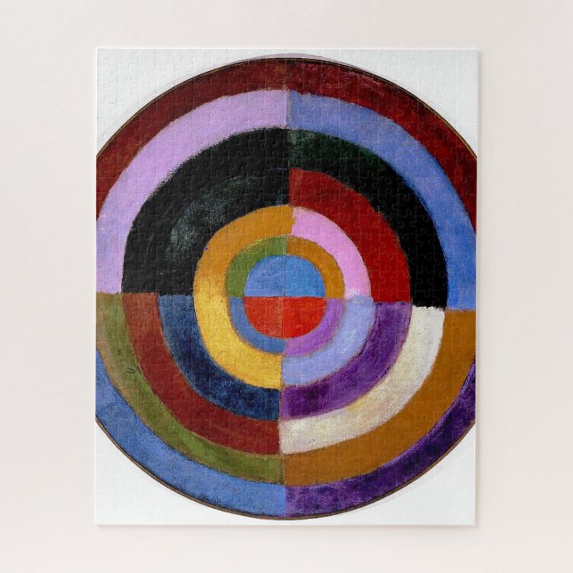 Robert Delaunay Claasical Abstrakt Art Malerei Puzzle (Vertikal)