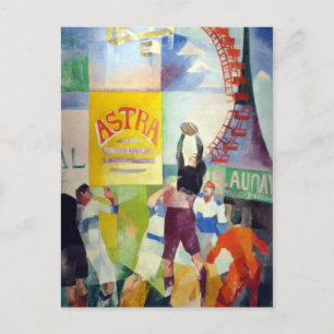 Robert Delaunay, das Cardiff Team Postkarte