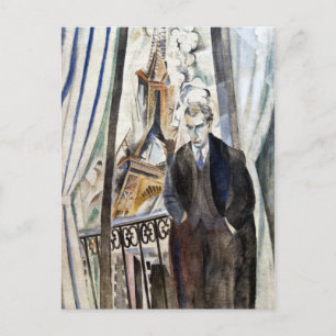 Robert Delaunay Der Dichter Philippe Soupault Postkarte