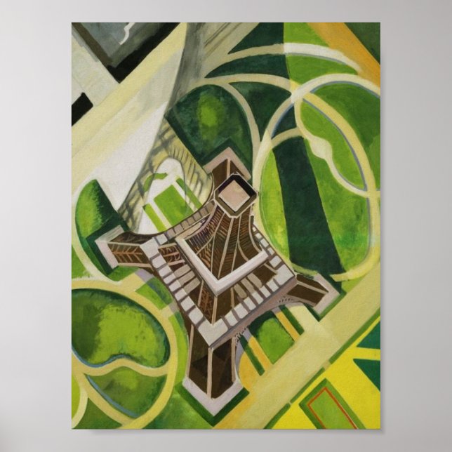 Robert Delaunay Eiffel Tower Art Poster (Vorne)