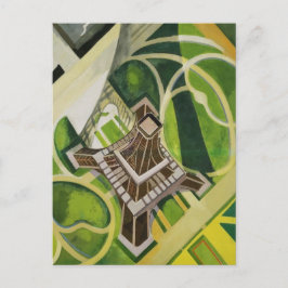 Robert Delaunay Eiffel Tower Art Postkarte