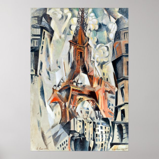 Robert Delaunay Eiffel Tower Poster (Vorne)