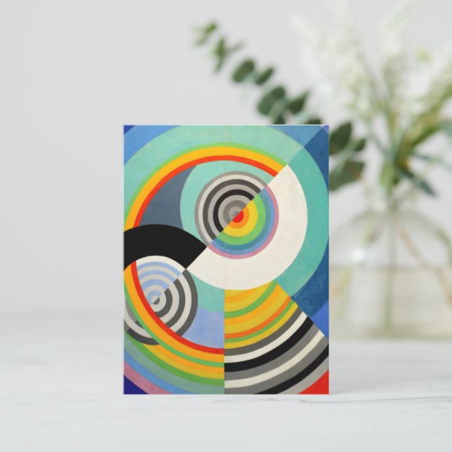 Robert Delaunay - Rythme n° 3 Postkarte (Stehend Vorderseite)
