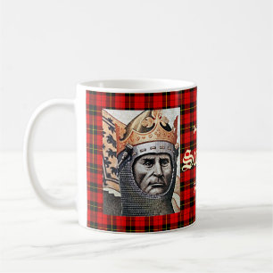 Robert die Bruce Wallace Tartan-Tasse Kaffeetasse