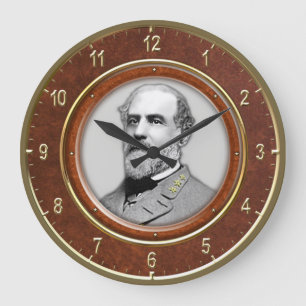 Robert E. Lee10,75" Große Wanduhr