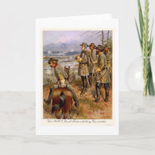 Robert E Lee bei Fredericksburg, VA 1862 Karte