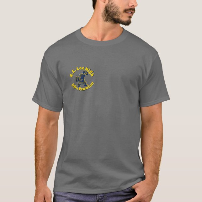 Robert E Lee High School 50 Jahre Jubiläum T-Shirt (Vorderseite)