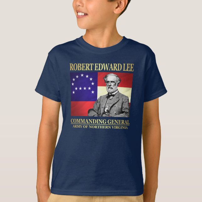 Robert E Lee (Kommandant General) T-Shirt (Vorderseite)