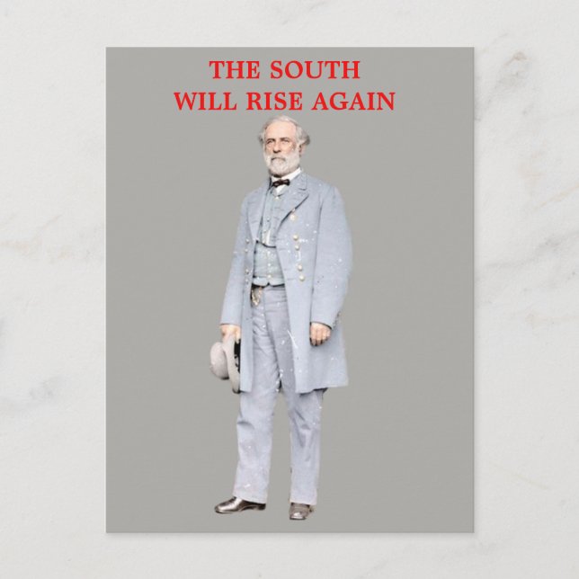 ROBERT E. LEE POSTKARTE (Vorderseite)