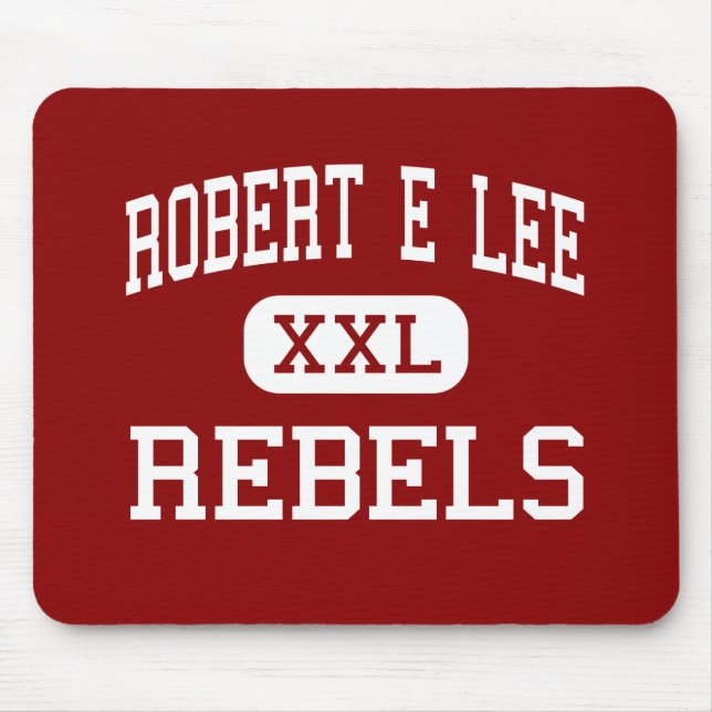Robert E Lee - Rebellen - hoch - Baton Rouge Mousepad (Vorne)