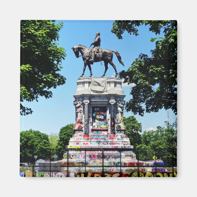 Robert E Lee Statue Magnet (Vorne)