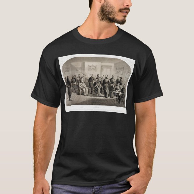 Robert E. Lee Surrenders Ulysses S. Grant T-Shirt (Vorderseite)