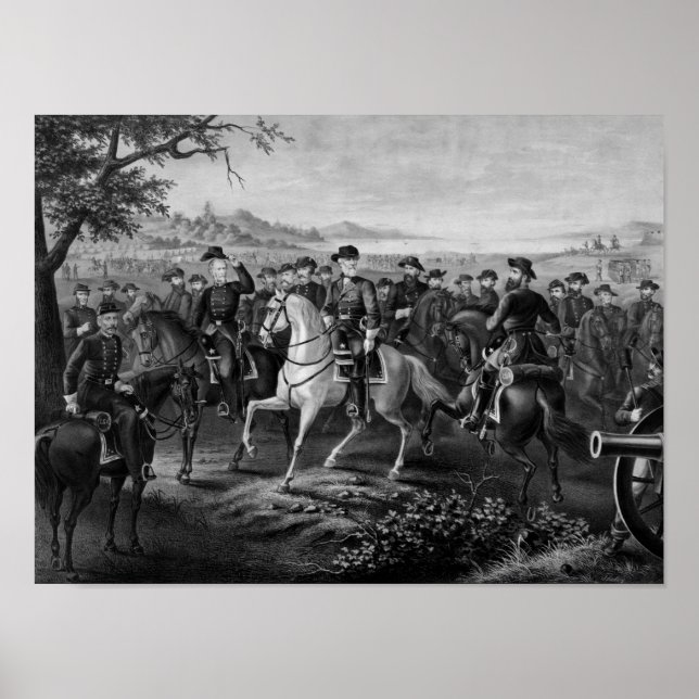 Robert E. Lee und seine Generäle Poster (Vorne)