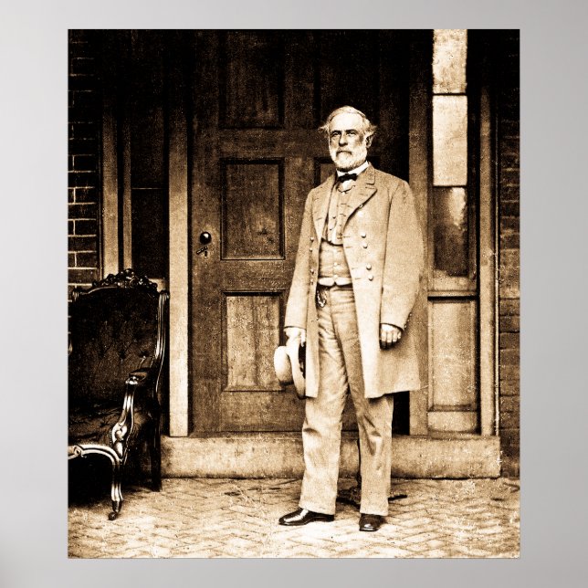 Robert E. Lee Vintag Mathew Brady Poster (Vorne)