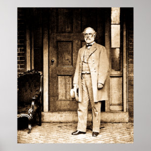Robert E. Lee Vintage Mathew Brady Poster